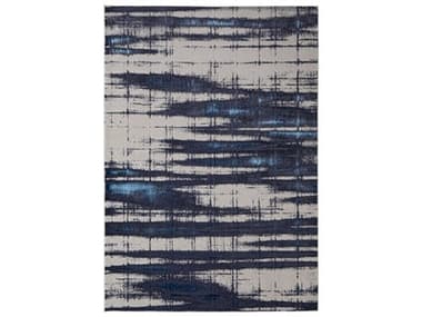 Feizy Rugs Indio Abstract Area Rug FZIND39GZFIVORYBLUEGRAY