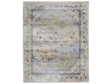 Feizy Rugs Melrose Bordered Area Rug FZMEL39NZFIVYGRN