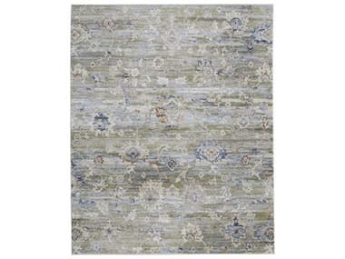 Feizy Rugs Melrose Floral Area Rug FZMEL39P3FGRNIVY