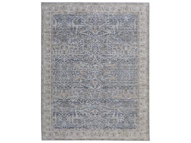 Feizy Rugs Pasha Bordered Area Rug FZPAS39M4FBLUIVY