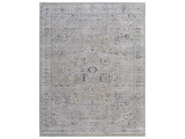 Feizy Rugs Pasha Bordered Area Rug FZPAS39M5FBGEBLU