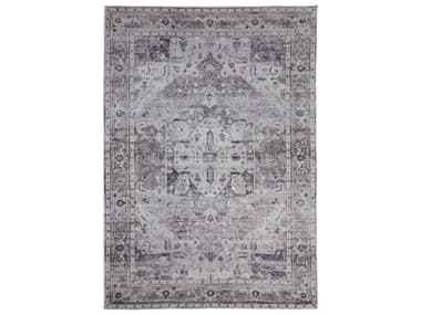 Feizy Rugs Percy Bordered Area Rug FZPRC39PCFGRYIVY