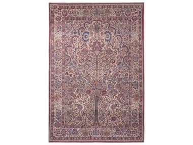 Feizy Rugs Rawlins Bordered Area Rug FZRLN39HLFREDTANPINK