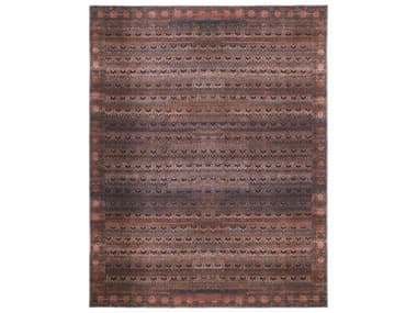 Feizy Rugs Voss Bordered Area Rug FZVOS39H4FREDBROWNBLUE