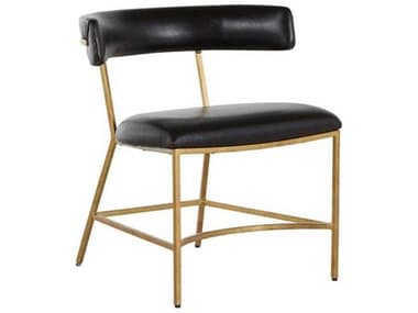 Gabby Matthew Brown Faux Leather Upholstered Side Dining Chair GASCH167075
