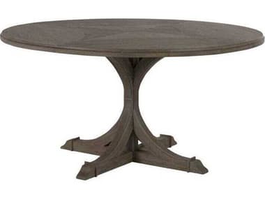 Gabby Adams 60" Round Gray Vintage Wood Dining Table GASCH167235