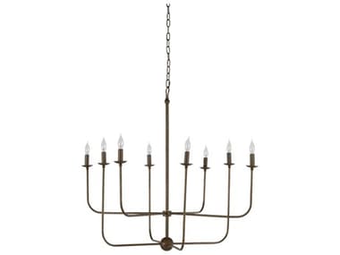 Gabby Lilly 8-Light Brushed Copper Candelabra Chandelier GASCH168005