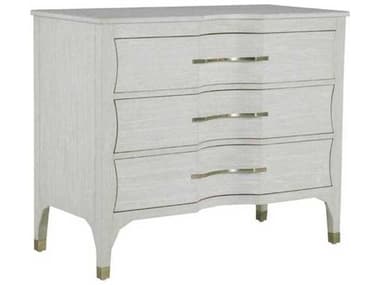 Gabby Sherman 42" Wide Cerused White Mindi Wood Accent Chest GASCH168220