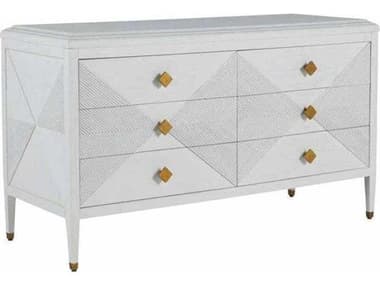 Gabby Julia 57" Wide Cerused White Mindi Wood Accent Chest GASCH168230