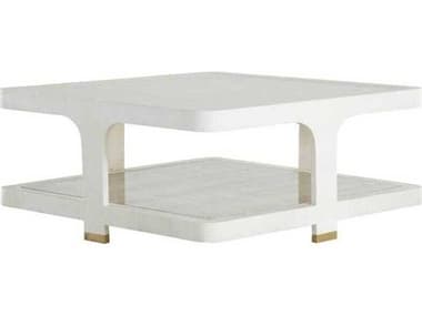Gabby Quella 42" Square White Wood Coffee Table GASCH169165R