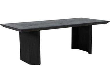 Gabby Shore 90" Rectangular Wood Cerused Ash Dining Table GASCH169220