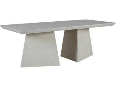 Gabby Atticus 84" Rectangular Wood Cerused White Dining Table GASCH169235