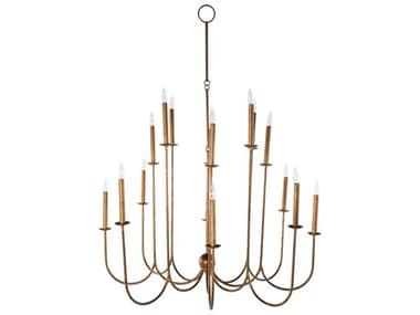 Gabby Snow 16-Light Ashwell Gold Candelabra Chandelier GASCH170070