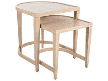 Gabby Dustin Wood Light Natural Blonde Nesting Tables GASCH170195