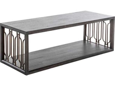 Gabby Ainsworth Rectangular Wood Iron Mindi Coffee Table GASCH170210