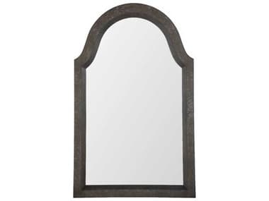 Gabby Bronson Ash Burl Veneer Mahogany Wall Mirror Vertical GASCH170220