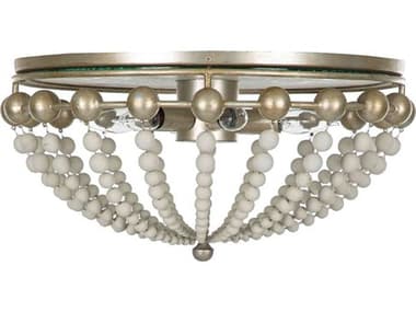Gabby Abbey 6-Light Silver Traditional Bowl Flush Mount GASCH170400