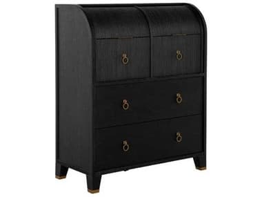 Gabby Maison Brushed Black Mindi Wood Accent Chest GASCH170505