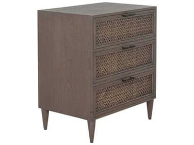 Gabby Calla 30" Wide Brushed Natural Brown Mindi Wood Accent Chest GASCH175008