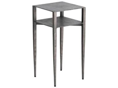 Gabby Nightingale Square Metal Antique Nickel End Table GASCH175093