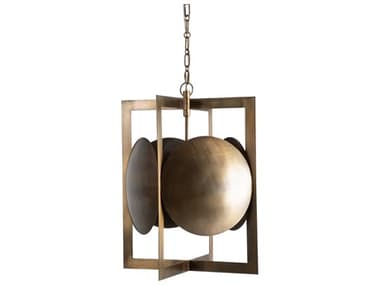 Gabby Clove 1-Light Brushed Brass Geometric Pendant GASCH175147