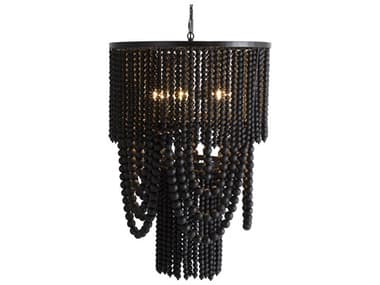 Gabby Norton 5-Light Charcoal Black Matte Pendant GASCH175183