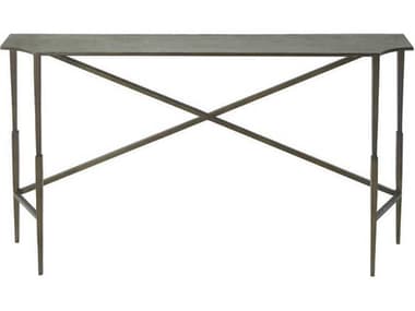 Gabby Fennick Rectangular Metal Brass Console Table GASCH175280