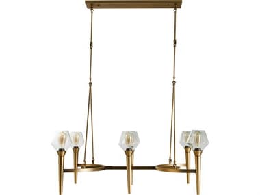 Gabby Kimbrell 6-Light Brass Island Pendant GASCH175364