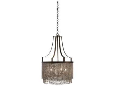 Gabby Tamara 4-Light Antique Gold White Traditional Pendant GASCH175366