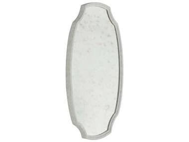 Gabby Margot Textured White Wall Mirror Oval GASCH175400