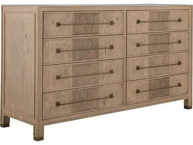 Gabby Jordan 60" Wide Oak Wood Double Dresser GASCH175439