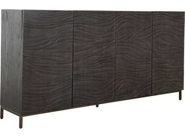 Gabby Oliver 72" Oak Wood Natural Black Sideboard GASCH175443