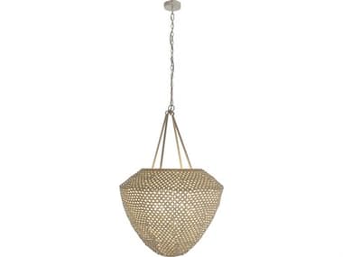Gabby Rita 4-Light Winter White Natural Brown Pendant GASCH175461