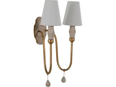 Gabby Clay 2 - Light Brown Traditional Wall Sconce GASCH175568