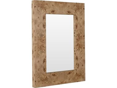 Gabby Saul Clear Mirror Maple Burl Brown Wall Rectangular GASCH175582