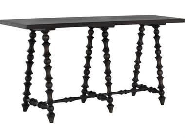 Gabby Kirkwood Rectangular Wood Black Console Table GASCH175617