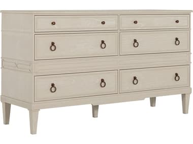 Gabby Archie 6-Drawers Beige Mindi Wood Double Dresser GASCH175629