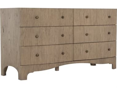 Gabby Princeton 6-Drawers Brown Mindi Wood Double Dresser GASCH175632