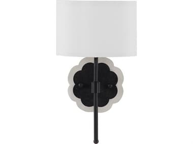 Gabby Shirley 1-light Brushed Black Natural Alabaster Wall Sconce GASCH175677