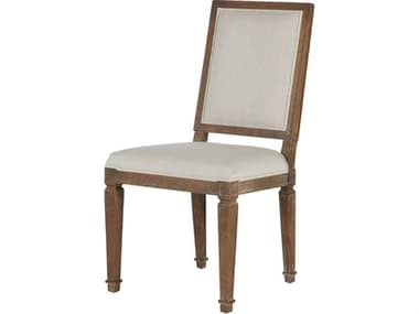 Gabby Danielle Oak Wood White Upholstered Armless Dining Chair GASCH560S6101F07