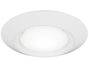 Generation Lighting Traverse 7" Wide 1-Light White LED Round Recessed Light GEN14540S15