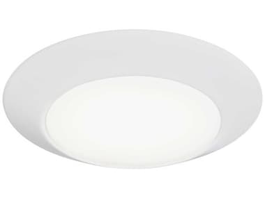 Generation Lighting Traverse 6" Wide 1-Light White LED Round Recessed Light GEN14916RD15