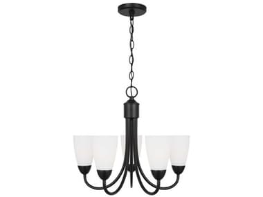 Generation Lighting Seville 5-Light Midnight Black Bell Chandelier GEN3120205112