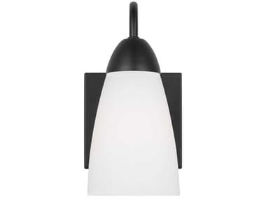 Generation Lighting Seville 1-Light Midnight Black Wall Sconce GEN4120201112