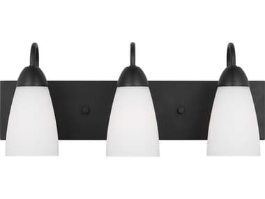 Generation Lighting Seville 3-Light Midnight Black Vanity Light GEN4420203112