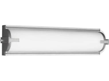 Generation Lighting Braunfels 20" Wide 1-Light Satin Aluminum Silver LED Vanity Light GEN4435793S04