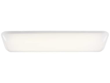 Generation Lighting Kolmar 26" 1-Light White LED Flush Mount GEN5727093S15