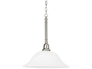 Generation Lighting Sussex 1-Light Brushed Nickel Dome Pendant GEN66060EN3962