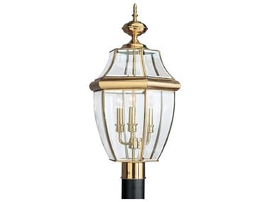 Generation Lighting Lancaster 3 - Light Outdoor Post Light GEN823902