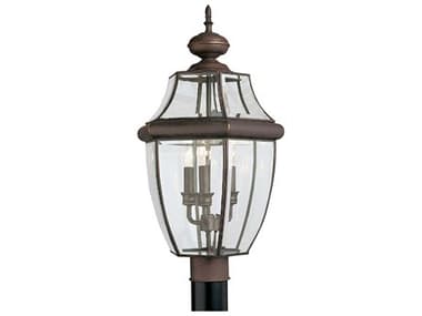 Generation Lighting Lancaster 3 - Light Outdoor Post Light GEN823971